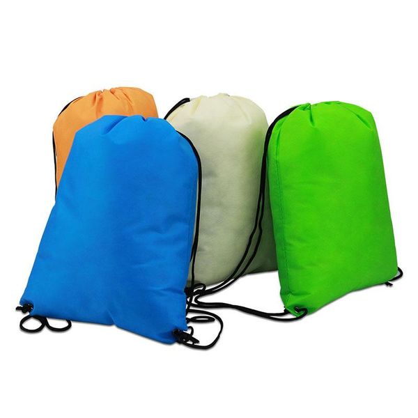 

storage bags 44*32cm non-woven fabric bag drawstring shoe clothes candy jewelry gift organizer makeup cosmetic