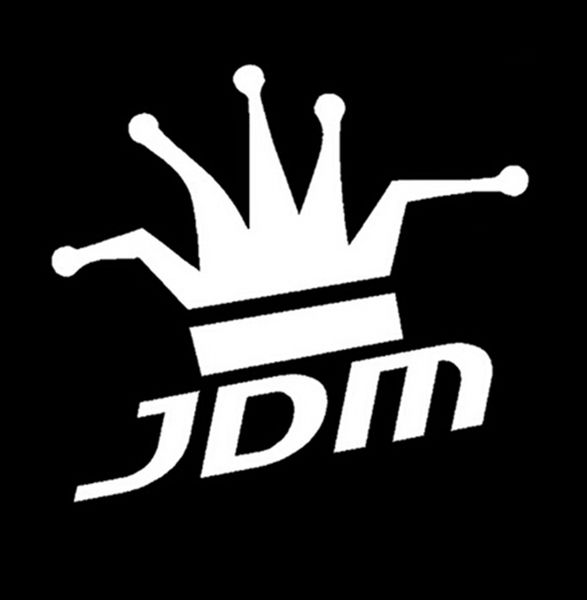 

funny jdm king reflective vinyl sticker for car truck window bumper drift