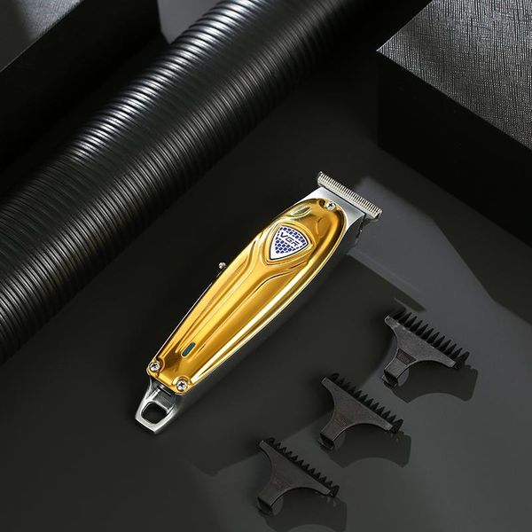 

hair clippers all-metal clipper professional stylist big back engraving shaving charging display noise reduction design