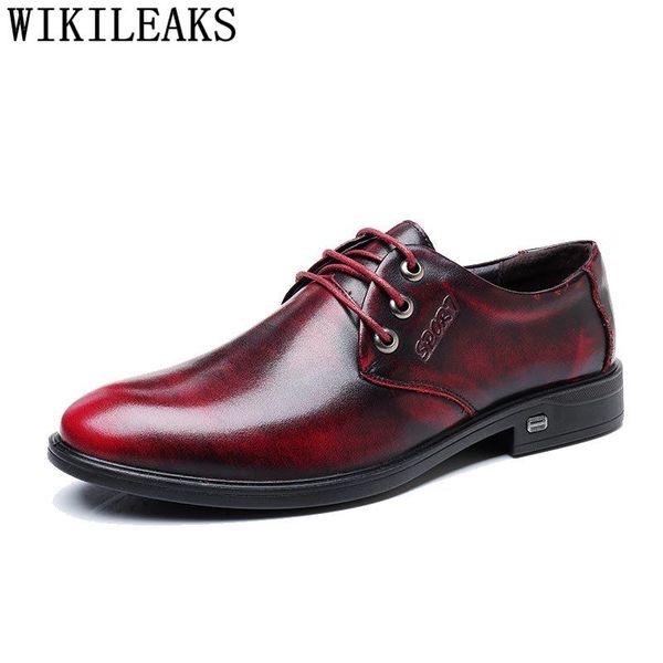 

dress shoes wedding men luxury italian brand genuine leather formal coiffeur vintage elegant buty meskie, Black