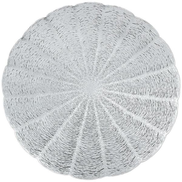 

mats & pads 6pcs round placemats for dining table hollow out decor wedding place