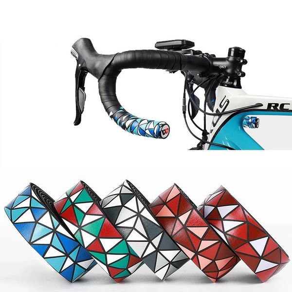 

bike handlebars &components bicycle handlebar tape with 2 bar plugs road accessories soft eva breathable non-slip cycling belt straps