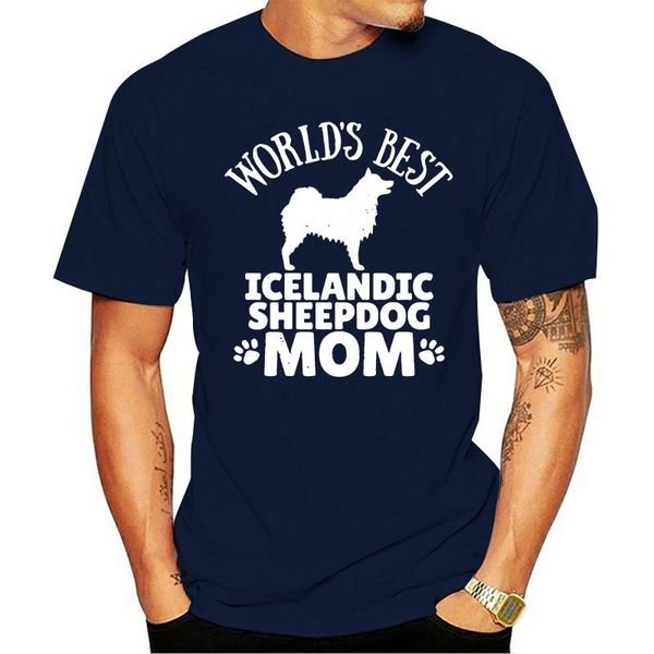 

men's t-shirts create tee shirt s-xxxl icelandic sheepdog dog owner mom gift idea pictures spring autumn formal hiphop t men, White;black