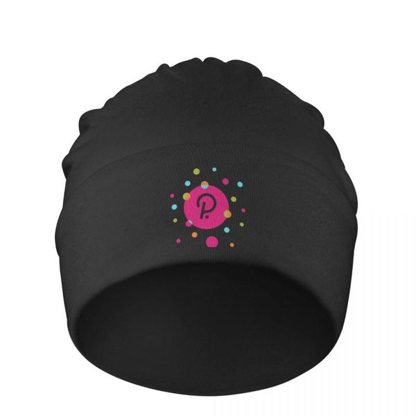 

beanies bonnet polkadot dot blockchain crypto coin cycling knitting hat design winter warm street skullies caps