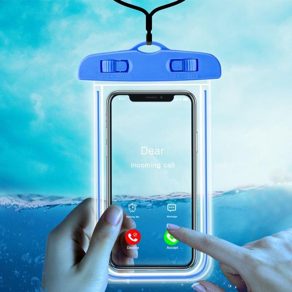

cell phone pouches brands from six continents universal waterproof case, suitable for diving cases such as , samsung, etc.