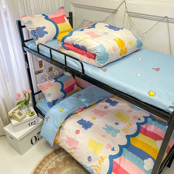 

aloe cotton four piece set of bedding for students' dormitory