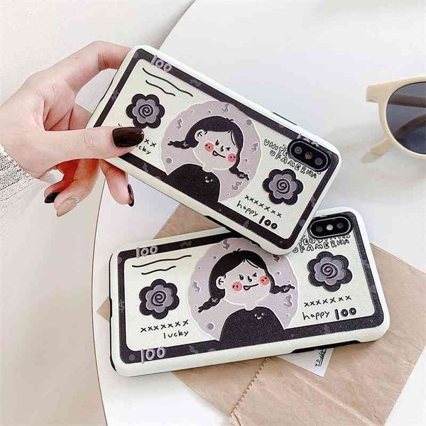

little girl banknote apple 11pro case xs max xr iphonex / huawei oppovivo