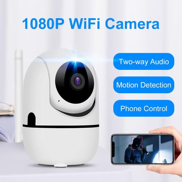 

cameras 1080p wifi security camera 2mp pan tilt wireless ip surveillance nanny cam with auto tracking ir night vision 2 way audio