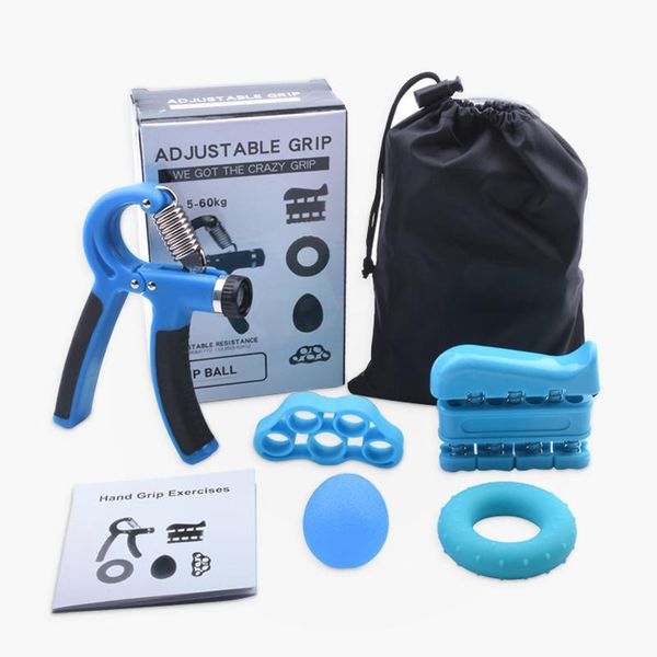 

hand grips 6 pieces r-shaped finger grip adjustable muscle practice ring