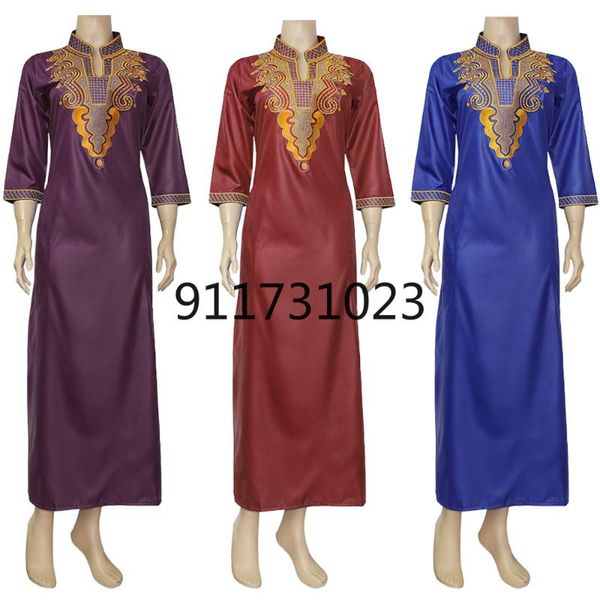 

ethnic clothing south african traditional wear dashiki maxi dresses for women plus size clothes gold embroidery lady dress wedding party rob, Red