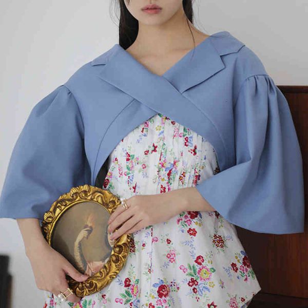 

suits short print floral blazer for women v neck long sleeve casual elegant blazers female fashion clothing spring, White;black