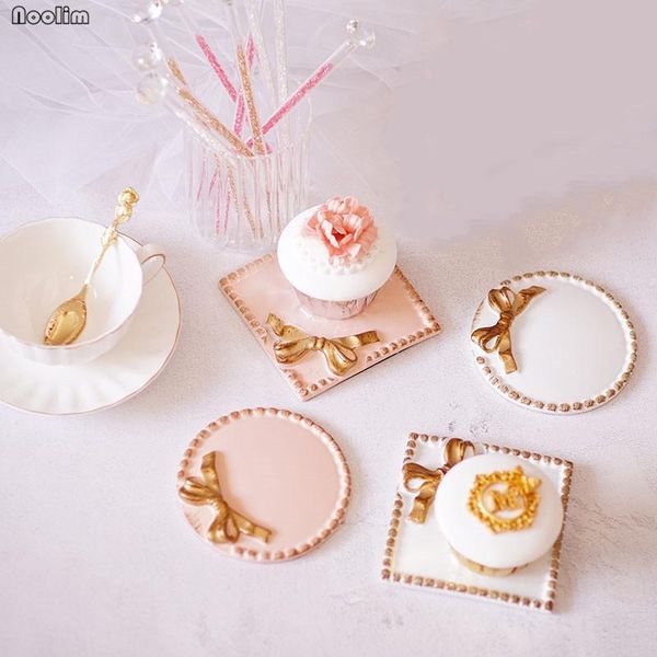 

other bakeware resin mini cake tray european vintage bowknot holder dessert dish plate wedding party birthday table decoration
