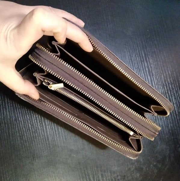 

factory outlet women bag multis functional double printed longs purses fashion leather men and womens pursess multi card fashions long purse, Red;black