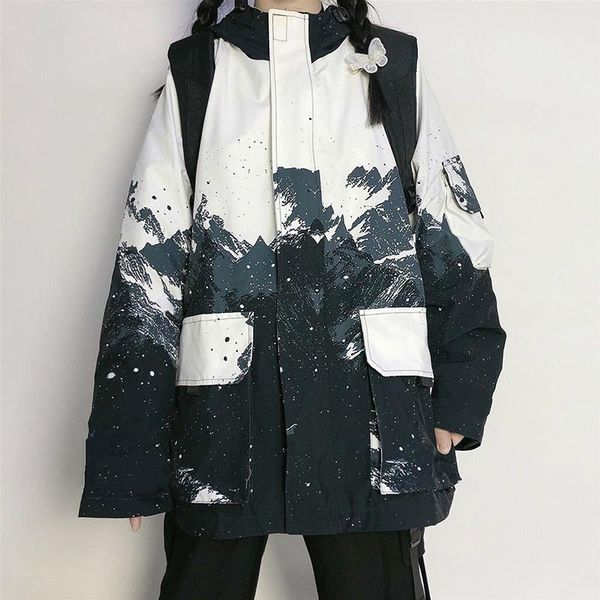 

women's jackets harajuku jacket women spring loose zipper hip hop korean coat couple stand-up collar vintage pocket streetwear clothes, Black;brown