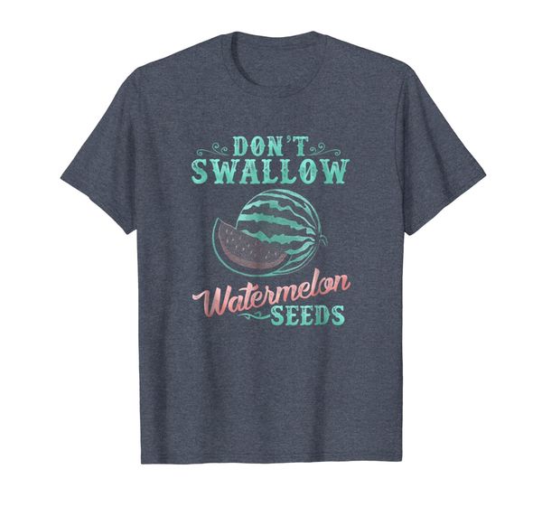 

don't swallow watermelon seeds funny pregnancy tshirt, White;black