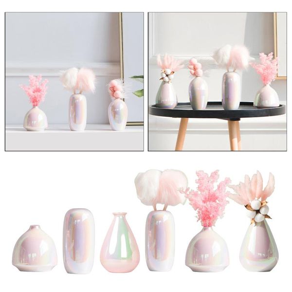 

vases ceramic pink flower arrangement vase decoration plastic pot for home living room kitchen dining decor