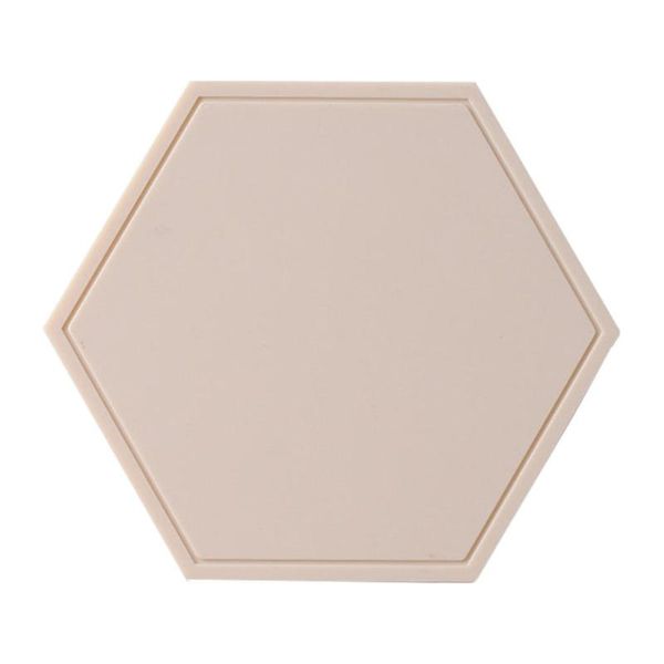 

mats & pads 1pc anti-scalding thickened silicone pad heat-proof mat hexagonal placemat