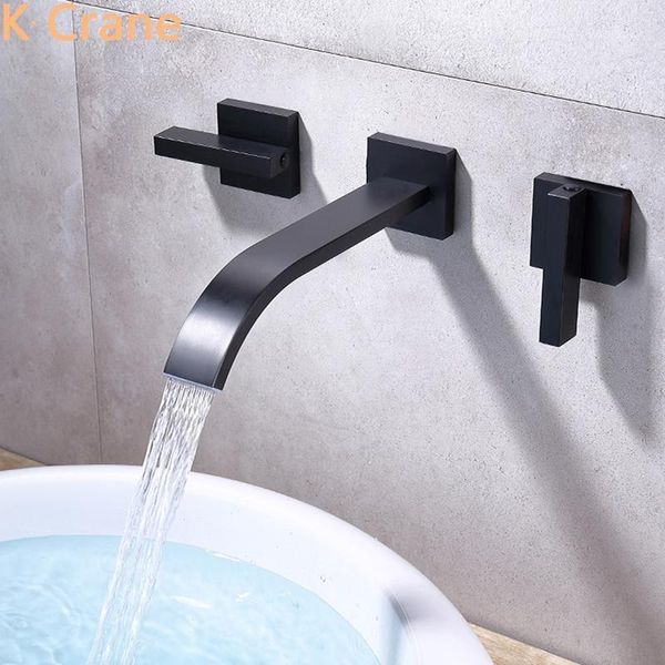 

concealed wall mount faucet basin mixer tap bathroom cold water grifos black bronze torneira de pia washbasin chrome kranen sink faucets1