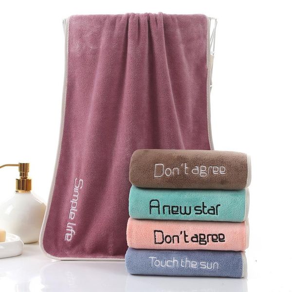 

yoga blankets pure cotton washing face microfiber towel comfortable thick soft bathroom towels chrysanthemum letter printing 35x75cm