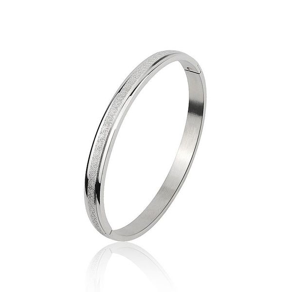 

b-479-- fashion stainless steel jewelry curve graph bangle for woman child bracelet party gift wholesale, Black