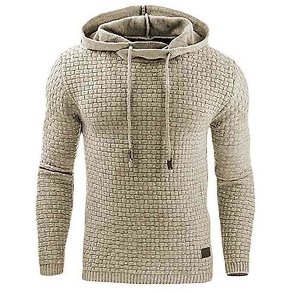 

2021 new hoodi men brand male plaid hooded sweatshirt mens hoodie tracksuit sweat coat casual sportswear m-4xl drop shipping, Black
