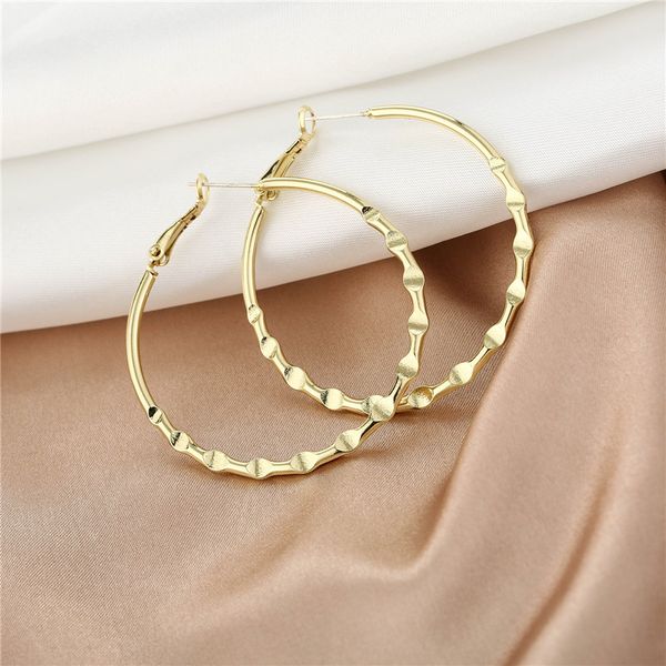 

925 silver needle metal wind exaggeration earrings, new fashion net red personalized earrings