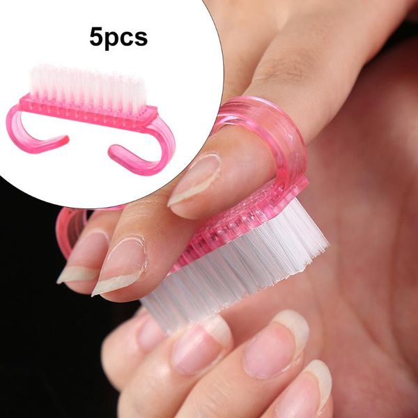 

nail brushes 5 packs brush hand feet cleaning manicure tool foot cleaner, Yellow