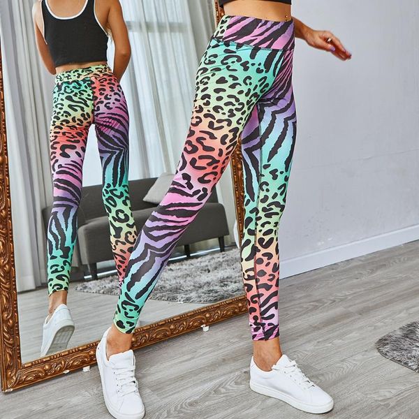 

women's pants & capris women summer fashion ladies vintage printed skinny sweatpants 2021 casual street, Black;white