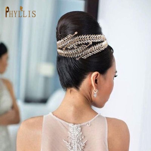 

hair clips & barrettes a382 luxury baroque rhinestone headband bridal crown tiaras wedding jewelry accessories pageant prom diadem women hea, Golden;silver