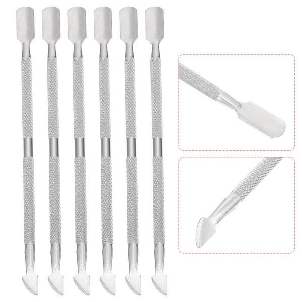

cuticle pushers 6pcs stainless steel dead skin remover manicure supplies