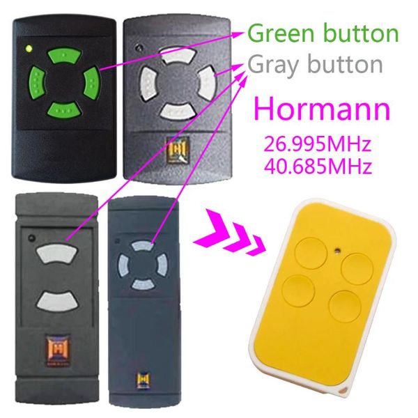 

hsm2 hsm4 (gray button) remote control 27mhz-40mhz low frequency gate garage door controlers