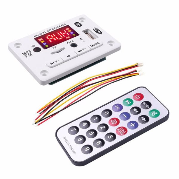 

& mp4 players bluetooth 5.0 mp3 decoder decoding board module 5 v 12v car usb player wma wav tf card slot / fm remote