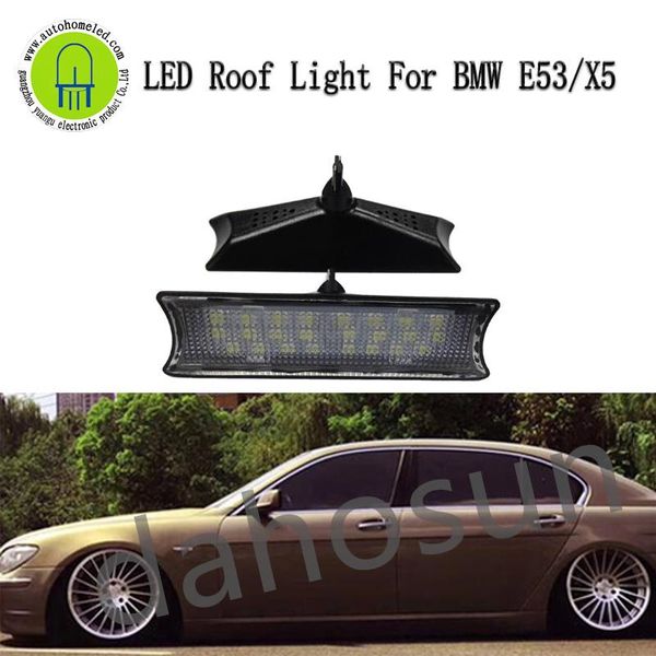 

2pcs dahosun white led interior roof ceiling lamp light canbus compatible with e53 2000 2006 emergency lights