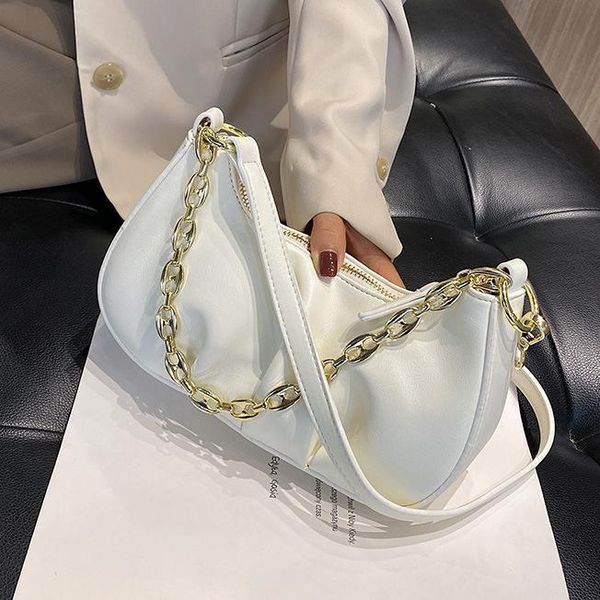 

women 's bag pleated small shoulder messenger casual french stick underarm totes