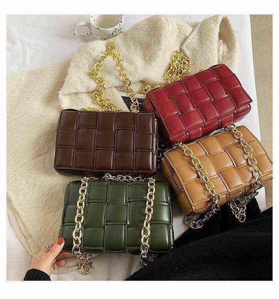 

woven bag women style menger fashion handbag korean chain shoulder mmjz