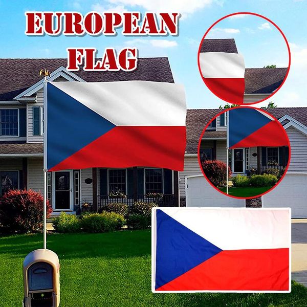 

party decoration czech flag 3ft x 5ft hanging republic polyester standard banner digital printing gifts family