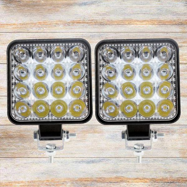 

emergency lights 2pcs 48w automotive led lens super bright power electric eye astern auxiliary lamp