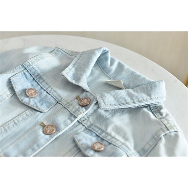 Giacche di jeans per neonate per 3-12 anni 211204