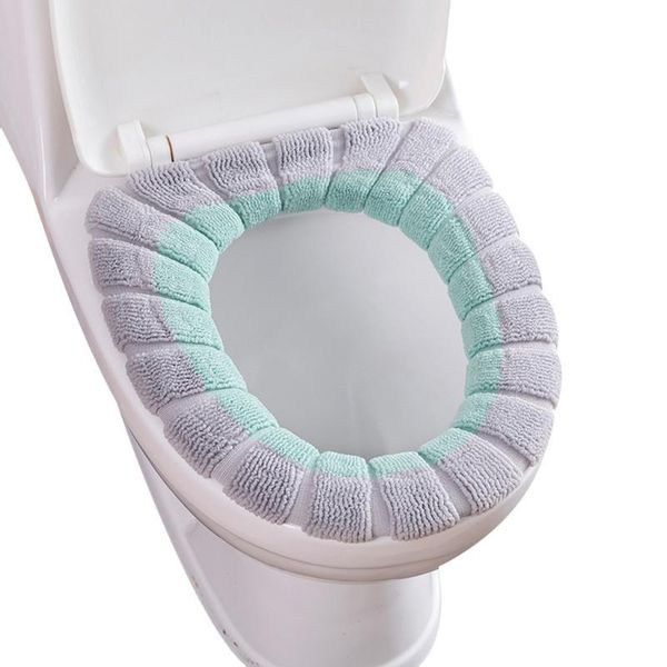 

toilet seat covers universal warm soft washable cover mat set for home decoration closestool case lid
