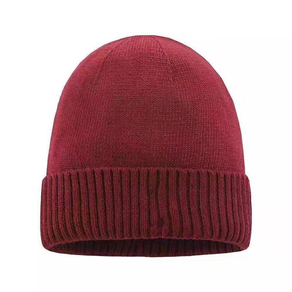 

outdoor High winter lovers head ha quality wo beanie men Winter fashion winters knitting cap women beanies Parka leisure selg cover bonnet knitted s, Red