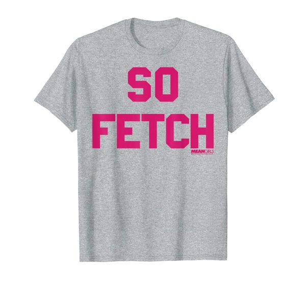 

mean girls bold pink so fetch graphic t-shirt, White;black
