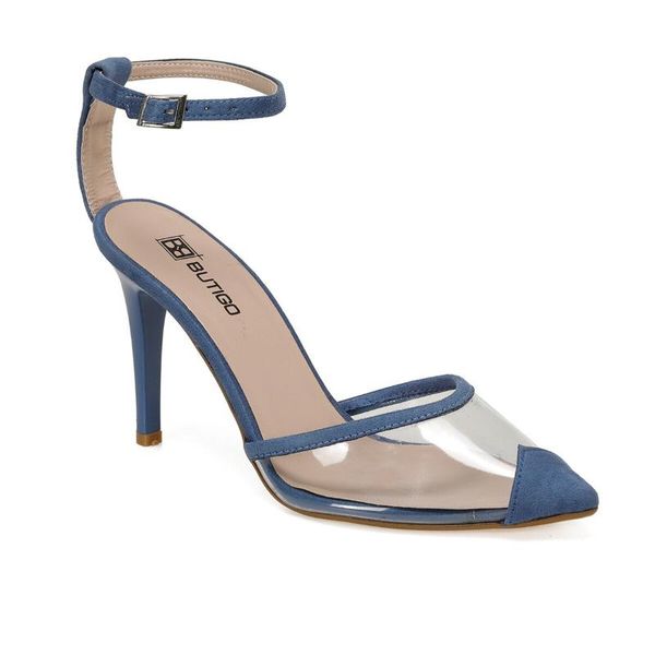 

dress shoes flo ruben navy blue women 's high-heeled butigo, Black