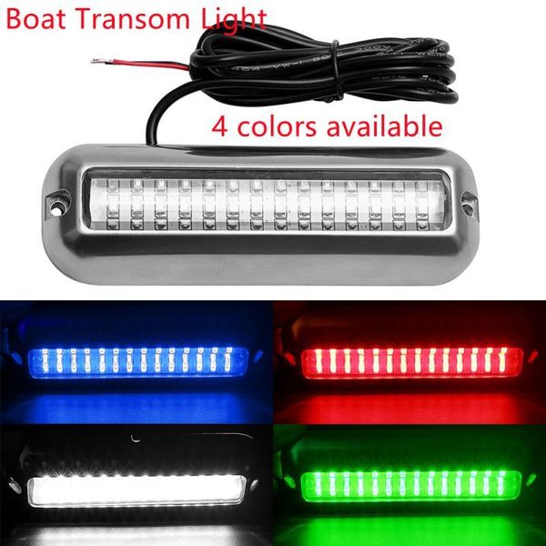 

boat transom light marine led 42led underwater pontoon stainless steel waterproof car headlights