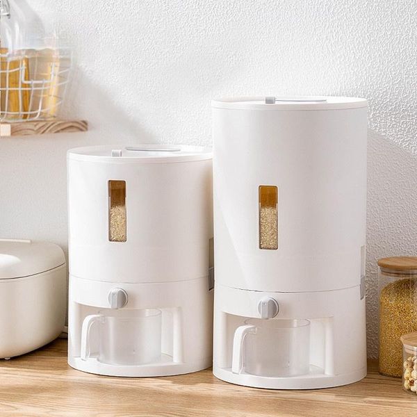 

kitchen rice bucket insect-proof moisture-proof sealed storagebox cat dog household storage cereal dispenser bottles & jars