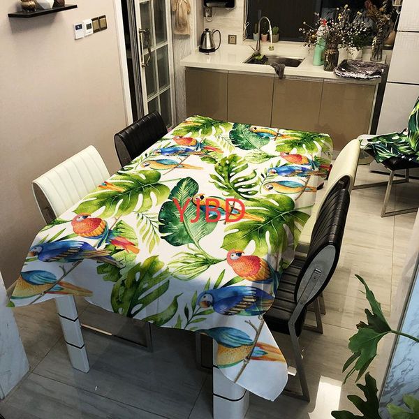 

table cloth tablecloth waterproof polyester printed rectangular household dining room cover coffee for living