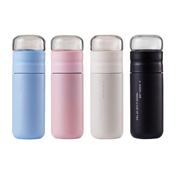 

water bottles insulated bottle with glass infuser 8 hours heat preservation cup for travel car