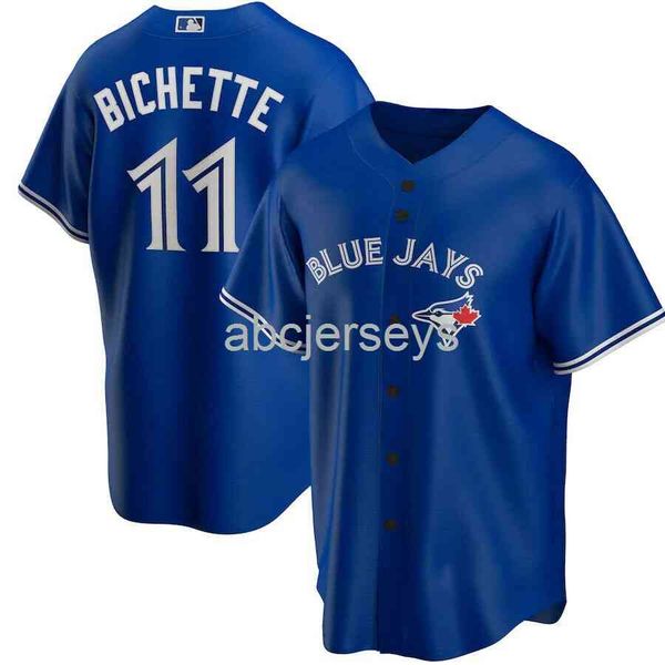 

men women kids bo bichette #11 royal baseball jersey xs-6xl embroidery new baseball jerseys, Black