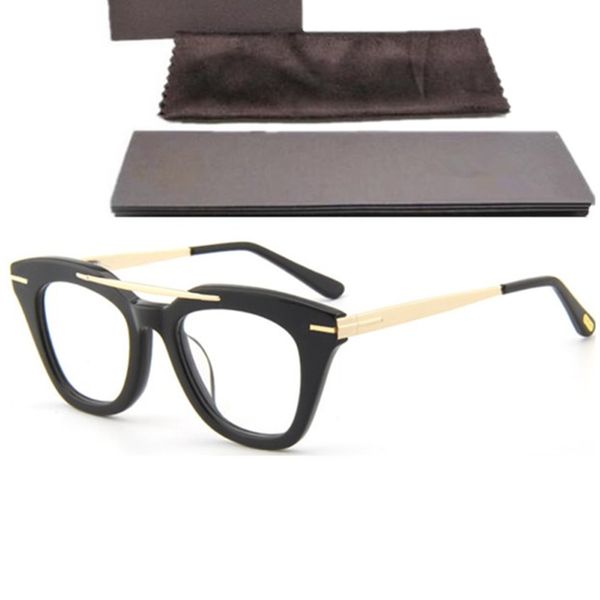 

quality design 575 eu-am women sunglasses frame plano 40-20-140 imported pure-plank+metal double-bridge designed occhiali da sole gogggles f, Black