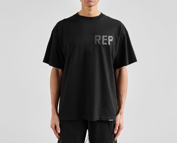 

22ss europe t shirt usa simple high street tee spring summer fashion skateboard men women tshirt, White;black