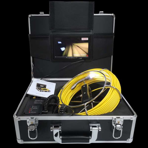 

cameras 7in lcd screen digital endoscope 20-50m industrial borescope pipeline sewer duct inspection snake camera 6 leds light